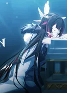 Постер Genshin Impact: Лаццо в зимней ночи