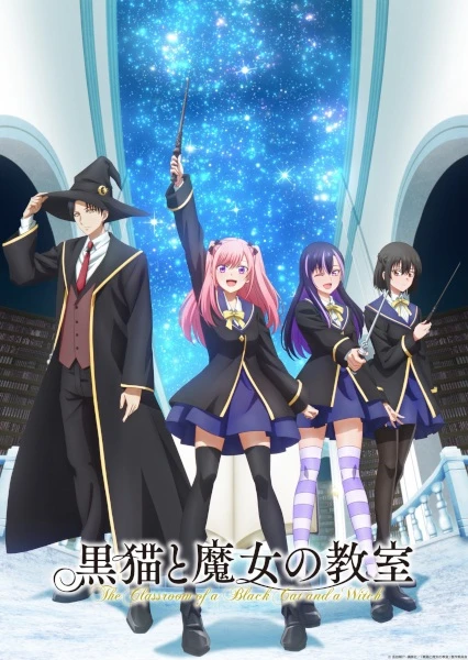 Чёрная кошка и класс ведьм постер
